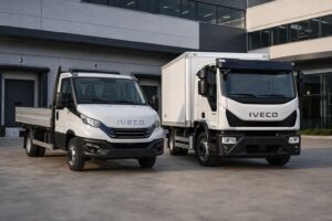 איווקו דיילי 3.5 טון לצד איווקו דיילי רכב מסחרי 5 טון